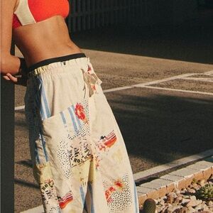 Free people printed fresh start pants can